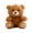 Brown, variant on Teddy Bear Plush Stuffed Animal 6in/15cm - Soft Short Plush with Weighted Bottom, Adorable Desk Decor for Bedroom, Living Room, Office, Car, Gift for Birthday, Graduation