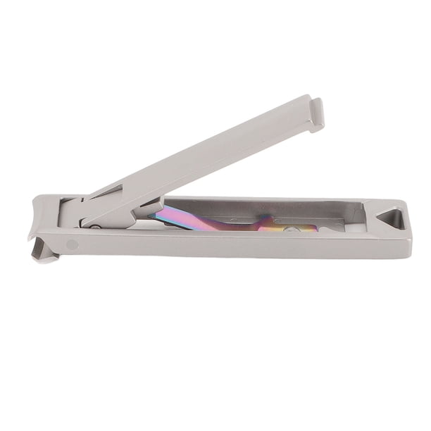 Cortaúñas Plegable, Cortaúñas Alemán De Acero Inoxidable, Antisalpicaduras, Ligero Con Lima De Uñas Para Viajes En Casa