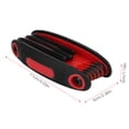 thumbnail image 3 of Soft Recurved Bow Internal Hex Set Wrench, Comfortable Mall Size Easy To Carry Internal Hex Set Wrench, Hand For Pocket, 3 of 8