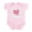 Petal Pink, variant on CafePress - Sweet Piper Infant Creeper - Baby Light Bodysuit, Size Newborn - 24 Months