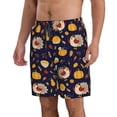 thumbnail image 2 of Goofa Turkey And Autumn Printed Mens Swim Trunks Summer Quick Dry Short Beach Swimwear Bathing Suits-Medium, 2 of 9