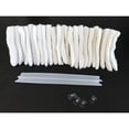 thumbnail image 1 of 24pcs Cotton Pads Replacement Kit for Magnetic Window Cleaner Double Sided Glass Cleaning Brush, 1 of 1