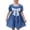Blue A7, variant on Hrsba Kids Summer Dress,Casual Sleeveless Dress for Girls,Children's Denim Skirt Lightweight Breathable And Cool In Summer Girls' Dress With Lace Round Neck