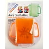 Mommys Helper Juice Box Buddies Holder for Juice Bags and Boxes - Colors May Vary - 4 Count