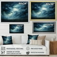 thumbnail image 4 of Designart "Raging Storms Painting I" Landscapes Wall Art Living Room, 4 of 5