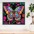thumbnail image 3 of Pintura de diamante 5D DIY Taladro redondo completo Taladro AB parcial Kit de mariposa Decoración JShteea El nuevo, 3 of 9