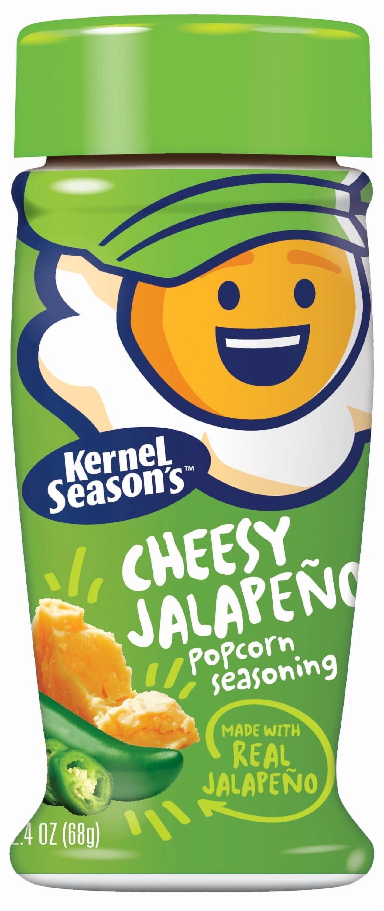 (3 pack) Kernel Season's Cheesy Jalapeno Popcorn Seasoning, 2.4 oz