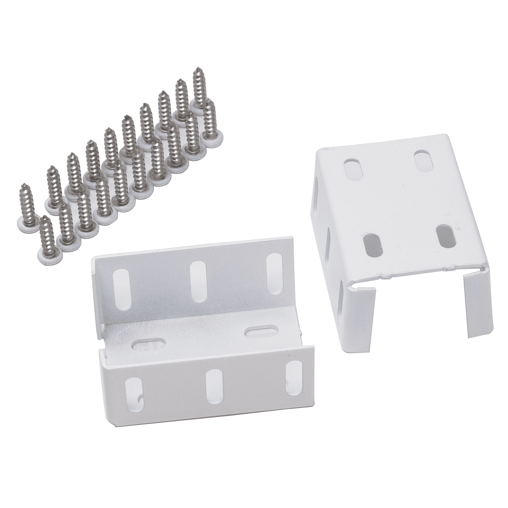 Freedom Aluminum White Fence Brackets Vinyl Fence