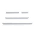 thumbnail image 3 of Melannco Floating Wall Mount Molding Ledge Shelves, Set of 4, White, 3 of 10