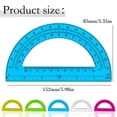 thumbnail image 5 of Aoyunhp 1Pc Plastic Protractor,6 Inch Math Protractors,180 Degrees Red Protractor for Geometry Classroom Student, 5 of 9
