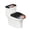 Merry Chrismas, variant on HELLHERO Durable for Toilet, Soft Polyester Toilet Cover, Adjustable, Universal, 2 Pieces, Colorful Pixel Mosaic