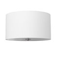 thumbnail image 3 of Meyda Tiffany 219365 Cilindro 3 Light 20" Wide Semi-Flush Drum Ceiling Fixture - Nickel, 3 of 4