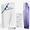 Purple, variant on Dermaplane Razor for Women Face, Facial Hair Remover with 7 Replaceable Blades for Anti-Aging - Rechargeable - LED Light - 3 Speeds, Ergonomic Handle Face Dermaplaning Tool, White