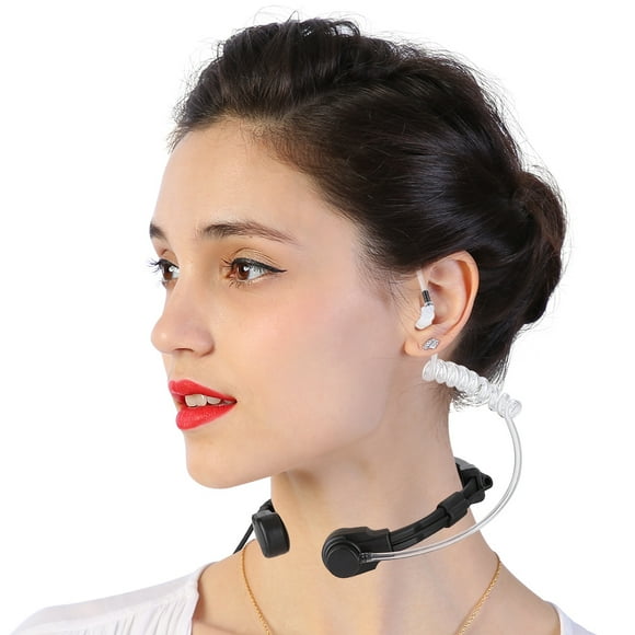 Retractable Earphone,9RPLUS Retractable Throat Control Retractable Headset Mic Headset Enhanced Features