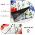thumbnail image 6 of Non-Slip Rug Pad Rugs Country Blue Red Flowers Leaves Rectangle Area Rugs 5x7Ft Soft Carpet Pads for Living Room Kids Room, Spring Botantical, 6 of 9