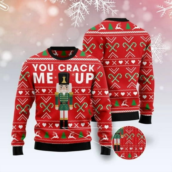 Awesome Nutcracker Ugly Christmas Sweater, Christmas Sweater, Ugly Sweater, Funny Xmas Sweaters