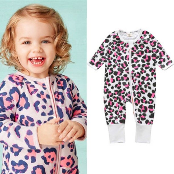 Mameluco de bebé niño Mickey Minnie Mouse ropa de manga larga primavera otoño niños niñas cremallera infantil subir monos para niños Toddler3T Gao Jinjia LED