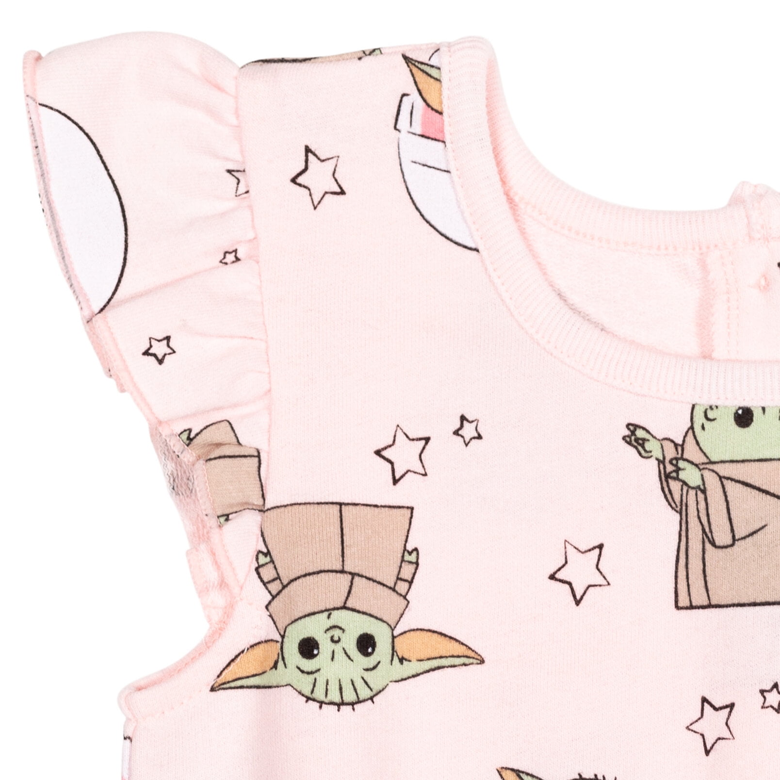 Star Wars The Child Infant Baby Girls Sleeveless Romper Infant to Big Kid
