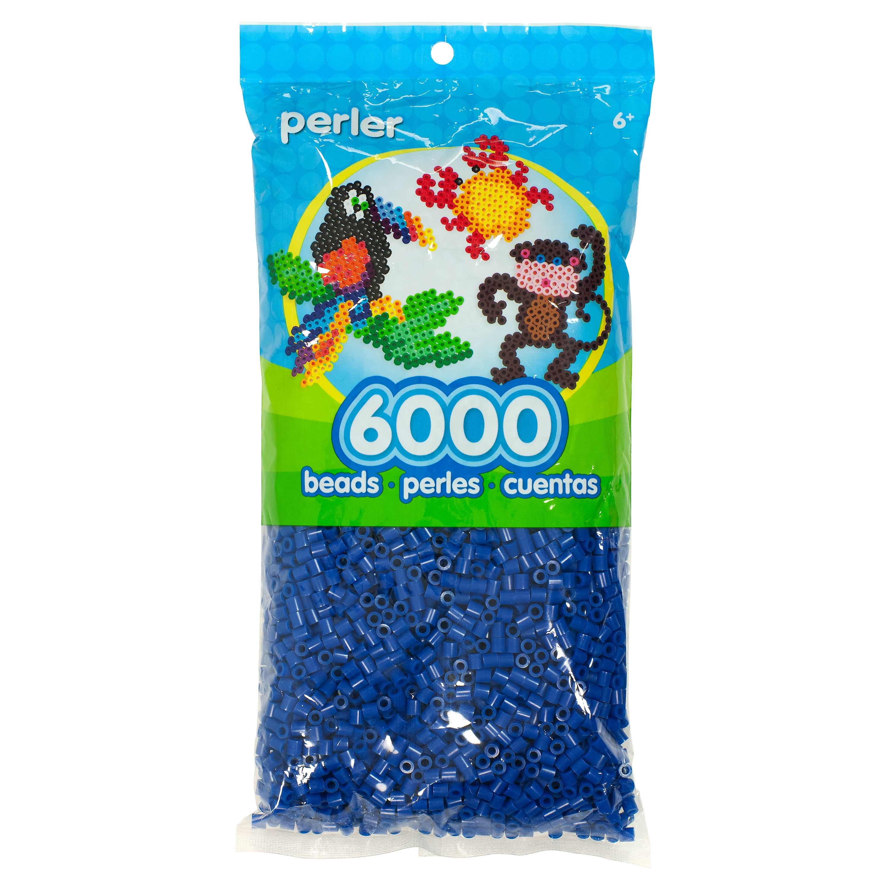 One Size Perler Beads Mix 6000 Light Blue 