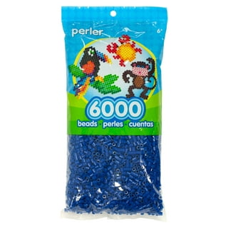 9,000 Glow in The Dark Fuse Beads Set (6 Different Colors) in Case and Separated - Works with Perler Beads