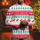 thumbnail image 4 of Camisas Navideñas Para Hombres Impreso Manga Larga Casual Moda Versátil Top Odeerbi ODB207401, 4 of 6