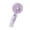 Purple, variant on Portable Handheld Mist Fan Rechargeable Cooling Fan for Outdoor Activities, Travel, Working Easy to Carry