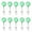 D, variant on WSBDENLK 10Pc Retractable Badge Holder Badge Holder Scroll Id Card Holder 10 Colors