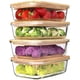 thumbnail image 1 of Juego de 4 Contenedores Urban Green de Vidrio para Alimentos de 35oz con Tapas de Bambú, 1 of 7