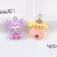 thumbnail image 5 of Sanrio-Colgante de resina de Anime para niños, Pochaccos brillantes con hebilla de cremallera, accesorios de bricolaje, regalo de juguete, 5 of 5