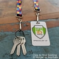 thumbnail image 5 of Red Autism Awareness Flat Breakaway Lanyard with Swivel Hook and Safety Breakaway Clasp by Specialist ID, 5 of 7