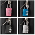 thumbnail image 3 of 4 Packs of Gym Locker Combination Padlocks 3 Digit Code Combination Padlocks, 3 of 5