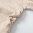 thumbnail image 6 of Girls Comfortable And Warm Simple Long Sleeved Hoodie Solid Color Pants Casual Two Piece Set 4-5 Years Khaki, 6 of 9