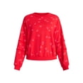 thumbnail image 5 of Valentine's Day Women's Love Scatter Graphic Fleece Top from Way to Celebrate, Sizes S-XXXL, 5 of 5