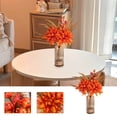 thumbnail image 1 of Adornos de mesa hechos manualmente, jarrones de crisantemos y bayas simulados, estéticos, para hogar, alta demanda, decoración de interiores, de madera, diseño clásico, para dormitorio, 1 of 8