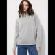thumbnail image 4 of Suéteres Ligeros, Suaves y de Cuello Redondo para Mujer, Lisos, para Otoño e Invierno Gris L, 4 of 6