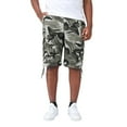 thumbnail image 6 of Youthup Men's Relaxed Fit Camo Cargo Work Shorts, Utility Shorts with 6 Pockets, No Elastic, Zip Fly & Wrinkle-Free for Summer Outdoor, 6 of 16
