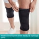 thumbnail image 2 of Rodilleras deportivas de nailon de punto de alta elasticidad antideslizantes para baloncesto, running, fitness, ciclismo al aire libre, montañismo, equipo de protección deportivo, 2 of 2