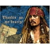 Pirates of The Caribbean On Stranger Tides Thank You Notes (8ct)