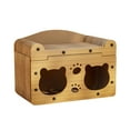 thumbnail image 1 of Milaget Cardboard Cat House Castle Exercising and Playing Kitty Condo for Home Decor double layer, 1 of 9