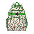 thumbnail image 1 of Tropical Boho Floral Print Student Backpack Spacious Adjustable Straps Chest Buckle Lightweight Durable Bookbag for Student and Students Daily School Use, 1 of 3