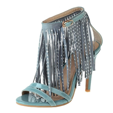 

Summer Tassel Heel Sandals Women Shoes Fashion Summer Comfortable High Heel Sandals Casual Shoes Footwear