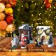 thumbnail image 3 of Cateissary Christmas Village House Santa Claus Scene Indoor Home Tree Birthday Resin Adult Ornament Figurine Craft Lights Kits de decoración para fiestas Cateissary HA037805-00, 3 of 6