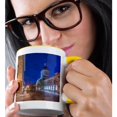thumbnail image 2 of 3dRose, Canada, Quebec, Montreal, Old Montreal at dawn. , 15oz Two-Tone Yellow Mug, 2 of 7