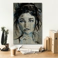 thumbnail image 5 of Epic Graffiti 'Baby Blue' by Loui Jover, Canvas Wall Art, 18"x26", 5 of 8