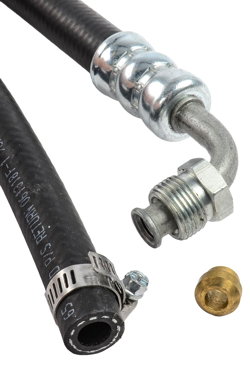 JEGS 60712 Power Steering Hose Kit GM 3/8 in. Rubber 5/18 in.-18 Pump-Side Threa