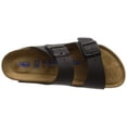 thumbnail image 5 of Birkenstock Women's Arizona 2 Strap Soft Cork Footbed Sandal Black 38 M EU, 5 of 7