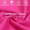 thumbnail image 3 of EASE LEAP Pashmina Scarfs for Women Silky Shawls and Wraps for Evening Dresses Soft Large Scarves Wedding Warm Stylish Solid Color, Hot Pink, 3 of 7