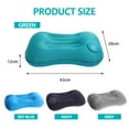 thumbnail image 6 of 【🇲🇾Stock】Travel Air Neck Pillow Lightweight Camping Inflatable Outdoor Office Sleeping Portable Elastic Fabric Bantal 43*28*12CM, 6 of 25