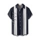 thumbnail image 4 of Short Sleeve Button Shirt Men'S Casual Short Sleeve Shirt Loose Shirt With Pocket2XL, 4 of 4