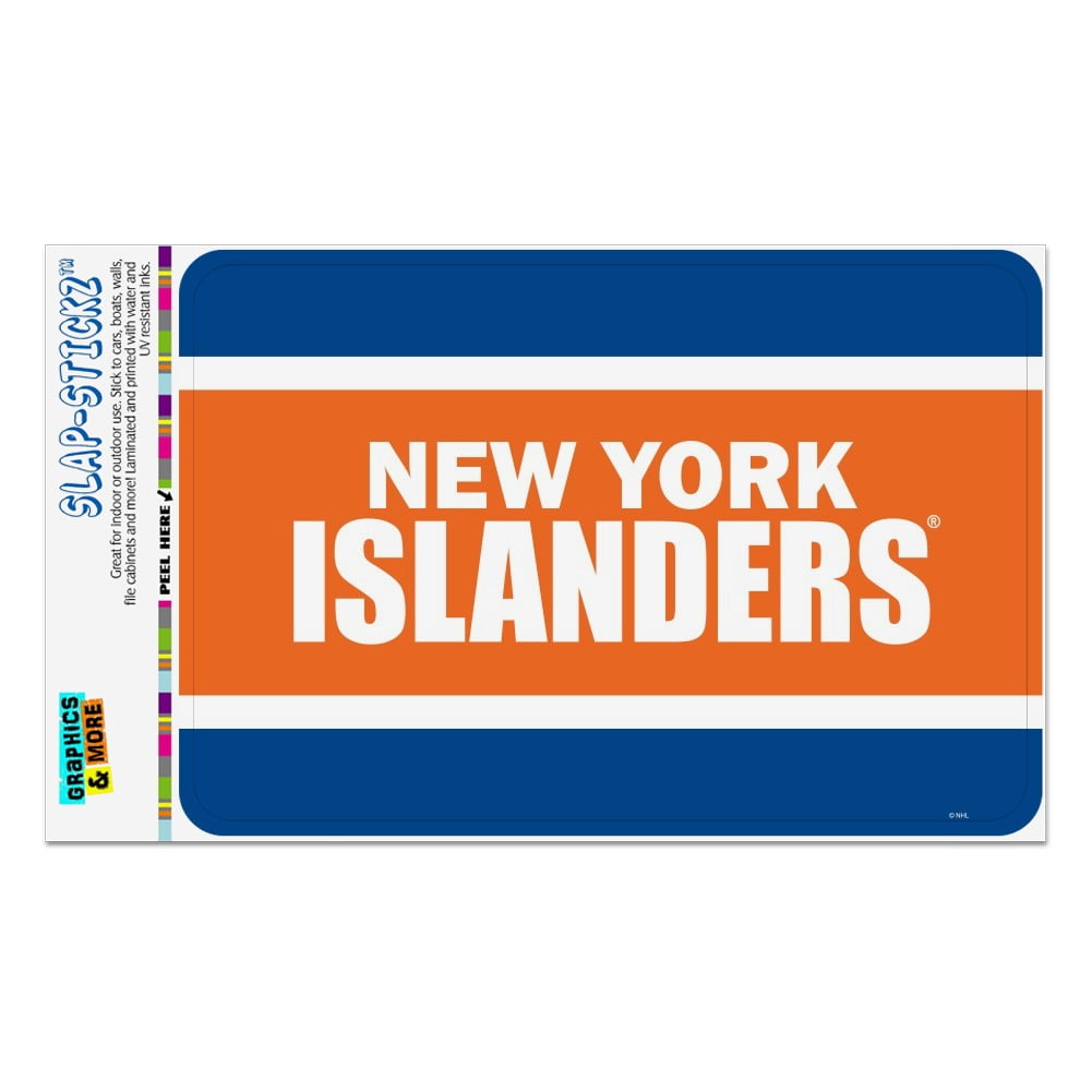 12" x 3" NHL® New York Islanders Bumper Sticker TEAM BOOSTER MADE IN THE USA 